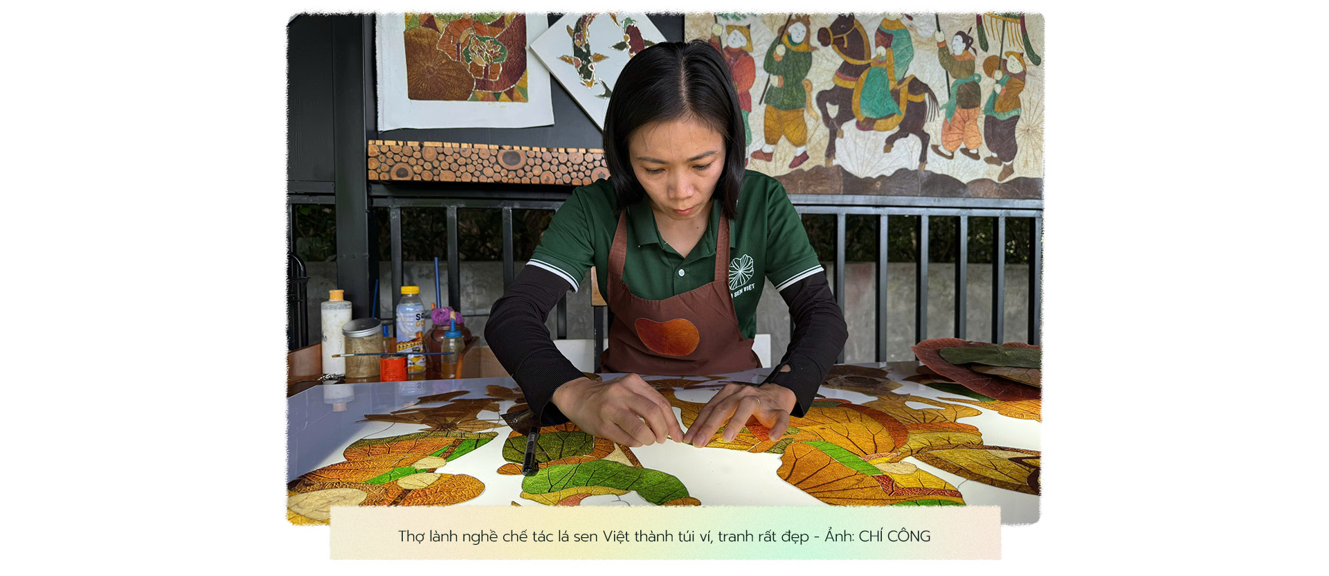 Hành trình người đưa lá sen Việt đến khách quốc tế - Ảnh 9. Hành trình người đưa lá sen Việt đến khách quốc tế - Ảnh 9.